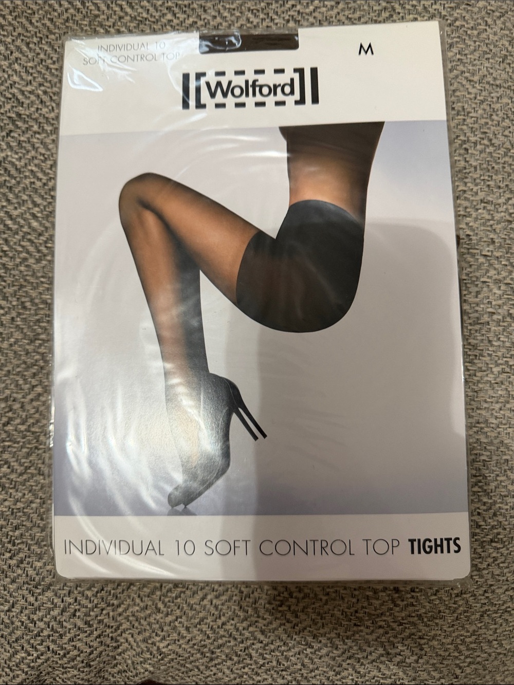 Wolford Brown individual 10 soft tights.